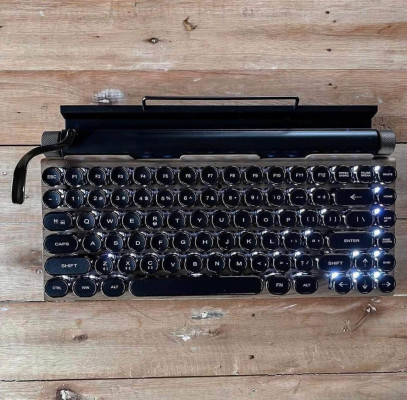 Retro typewriter keyboard