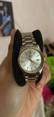 Casio LTP-1183 Watch for Women Two-Tone (silver-gold) with warranty