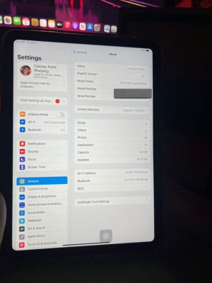 iPad 10th Gen 64 GB WIFI Pink + Apple Pencil 1st Gen