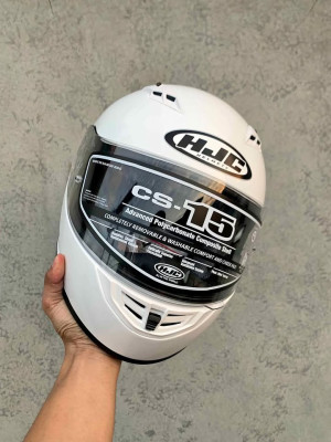 White Helmet HJC