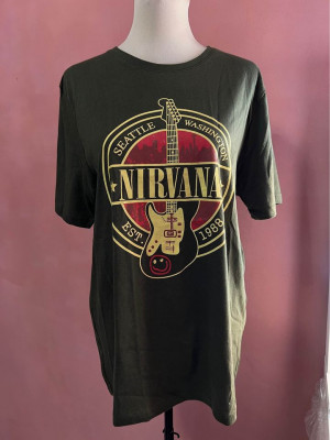 Nirvana Cotton-on band shirt ( UNISEX)