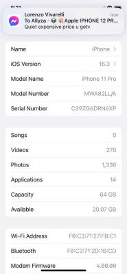 iphone 11pro 64gb