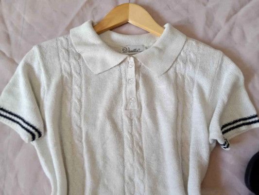 Knitted cropped Shirt M-L