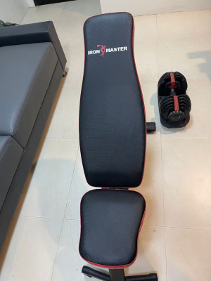 Workout Dumbell & chair