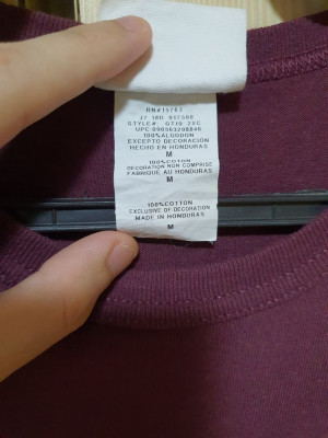 ORIGINAL CHAMPION big patch logo tee maroon