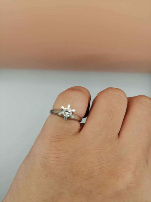 Japan Platinum Diamond Ring