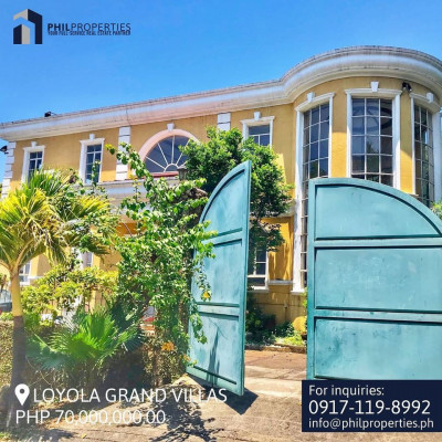 Posh House and lot For Sale in Loyola Grand Villas