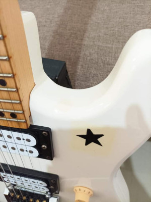 Fernando modified electric superstrat with pedals