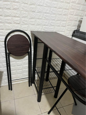 Kitchen Nook (Table and Two Stools Set)