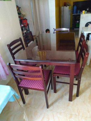 Brand new dinning table Malaysian wood