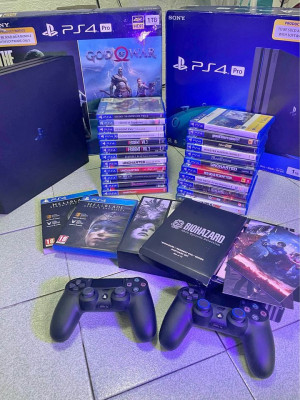 PS4 pro 1tb complete with 2 orig controller