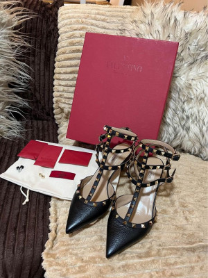 Valentino Kitten Heels Nero Black