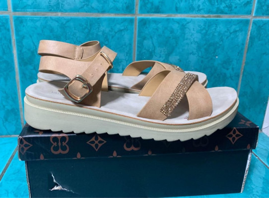 Michaela Brown Sandals (Size 39)