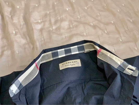 Pre-Loved Burberry Black Long Sleeve Shirt