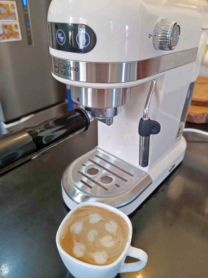 Caffino Italia Florence Coffee espresso Machine with Milk Steamer