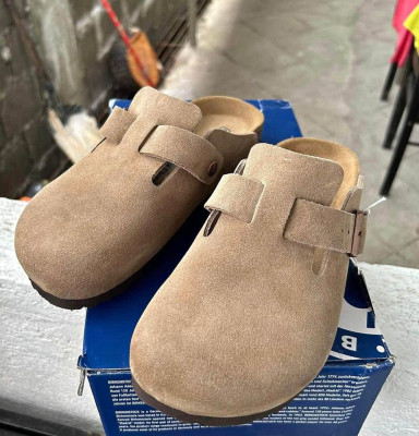 Birkenstock Softbed Clogs Taupe