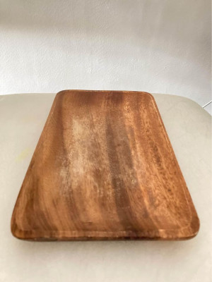 Pre-loved Rectangular Wooden Plate