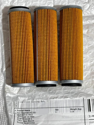 Zongshen RX3 oil filter (ZS250GY-3)