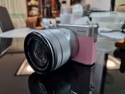 FUJIFILM X-A10 DSLR vlog camera (pink COLOR)