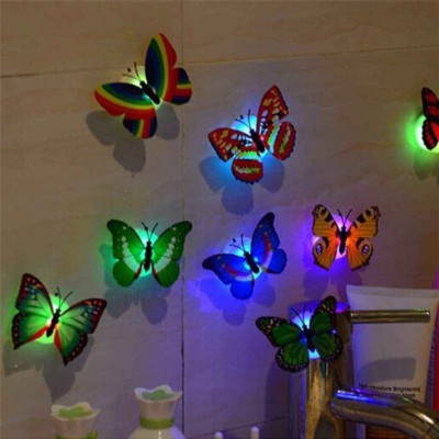 3D Butterfly LED Lights Wall Sticker