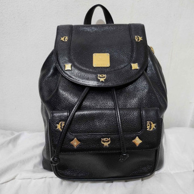 Original MCM leather backpack