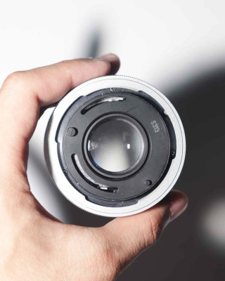 CANON FD 50MM 1.8 WITH EF MOUNT ADAPTER