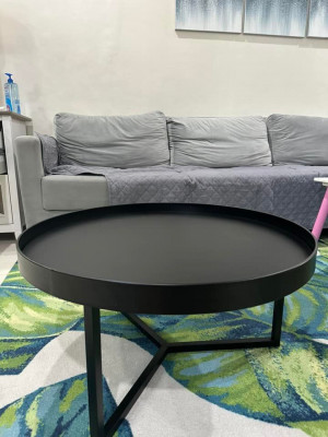 Black modern coffee table