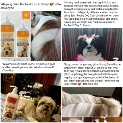 Saint Roche Premium Dog Shampoo and Conditioner