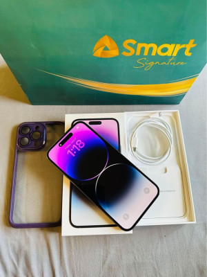 Sale or Swap Iphone 14 pro max 256gb smartlocked Deep purple