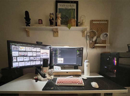 Ikea Elloven Monitor Stand -white