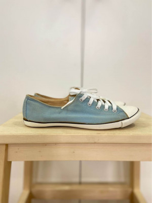 Converse Chuck Taylor All Star Low-Top Sneakers in Aqua Blue
