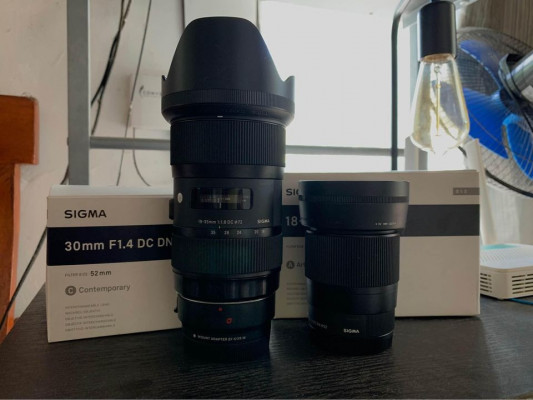 SIGMA 18-35mm and 30mm