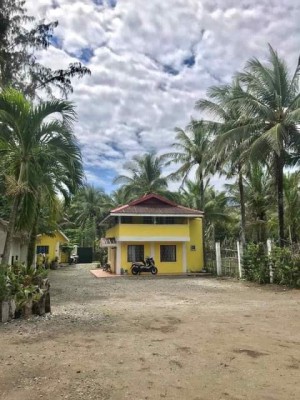 Private beach front