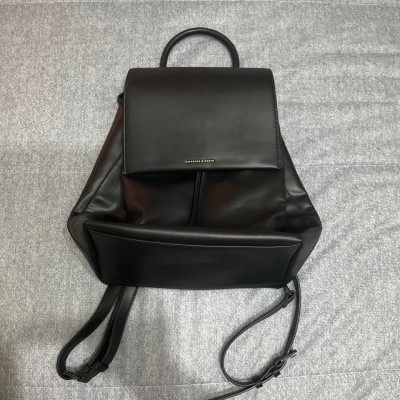 Charles & Keith Leather Backpack