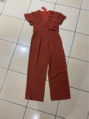 rust jumpsuit