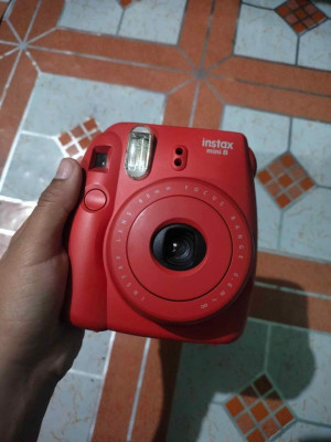 Instax Mini 8 Raspberry + Toy Film Camera