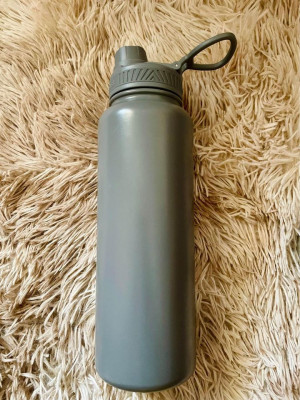 Aquaflask (40oz) Stone Gray with Free Silicon Boot