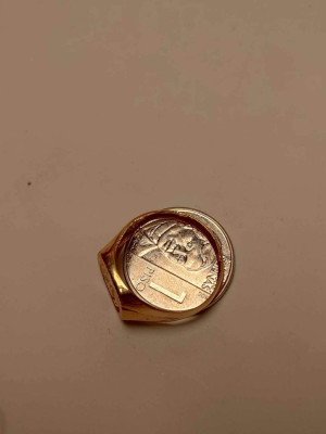 18K Saudi Gold Ring