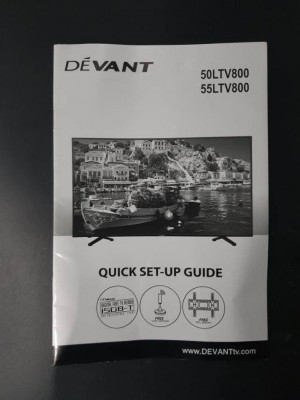 DeVant 55" smart tv