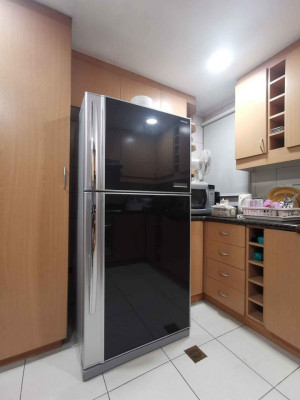 Toshiba Hybrid Refrigerator / Freezer (Non-Inverter) GR-YG55PDA