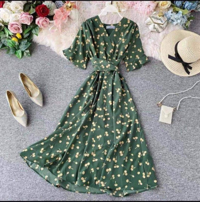 Fashion casual floral dress