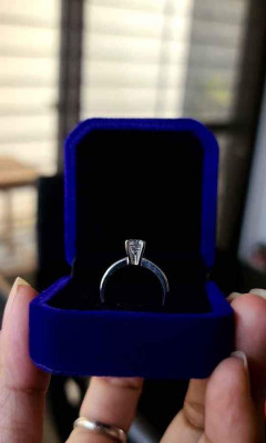 .75 Carat Solitaire Diamond Ring Platinum 900 Size 6.25