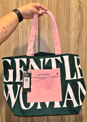 Gentlewoman Painted Wall Tote Green