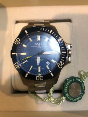 Authentic titanium Ball watch