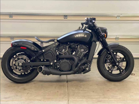 Indian Scout Bobber Exhaust