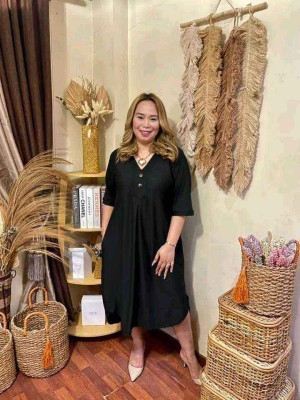 Plus size dress Cotton spandex Freesize