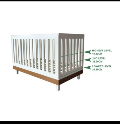 Cuddle Bug Madison Convertible Wooden Crib