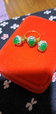 Original Emerald With Diamond