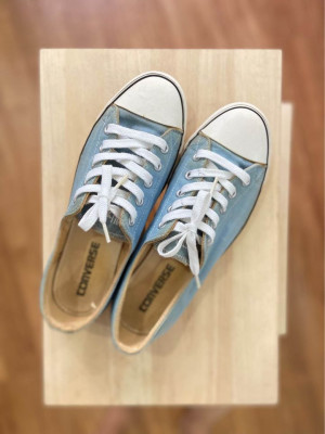 Converse Chuck Taylor All Star Low-Top Sneakers in Aqua Blue