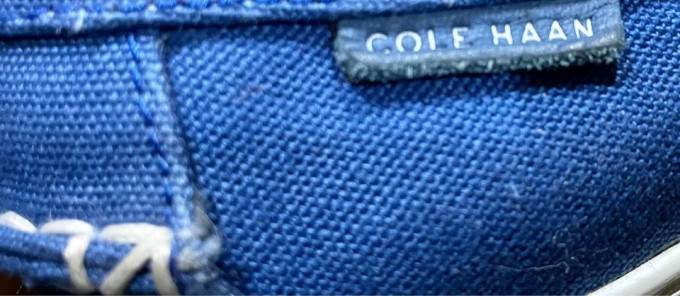 Cole Haan Blue Canvas Sneakers